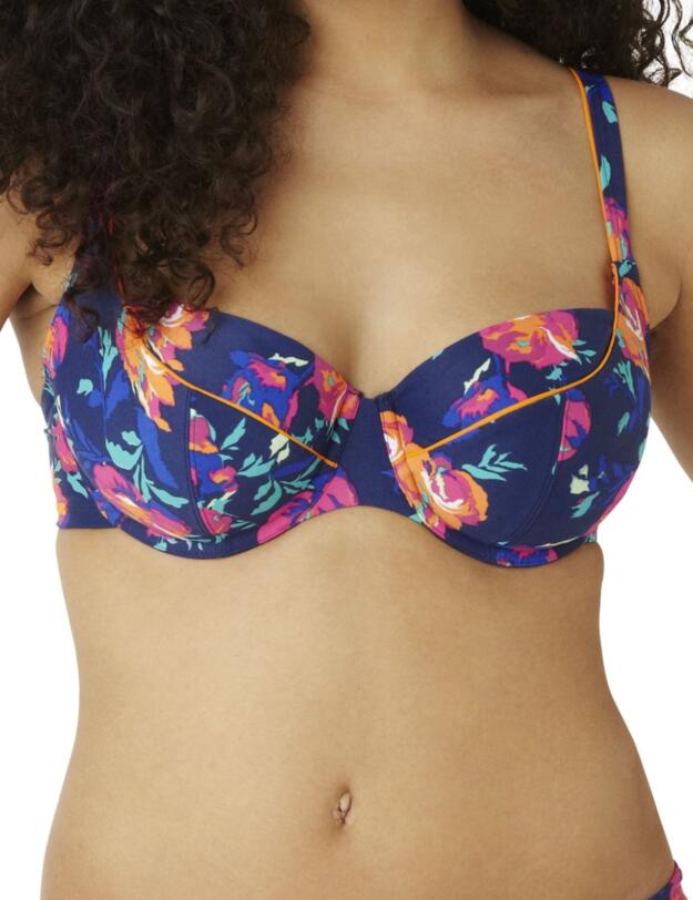 CW0152 Cleo Cassie Balconette Bikini Top Floral Print - CW0152 Balcony Top