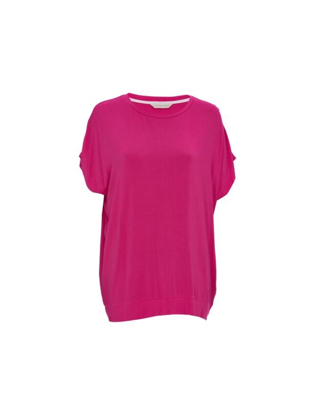 Cyberjammies Aria Slouch Jersey Pyjama Top Bright Pink