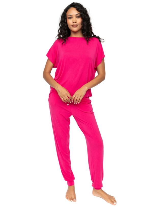 Cyberjammies Aria Jersey Pyjama Bottoms Bright Pink