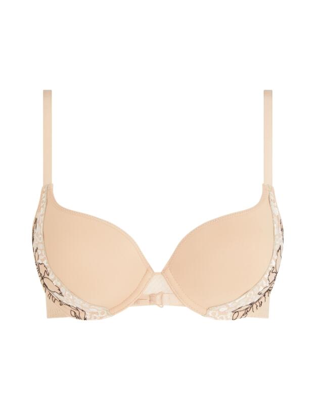 Chantelle Spice Covering T-Shirt Bra Clay Nude