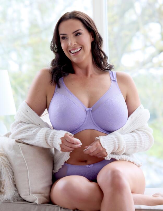 Berlei Beauty Minimiser Bra Violet Tulip