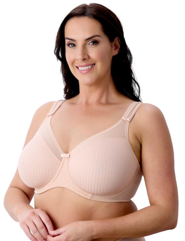 Berlei Beauty Stripe Minimiser Bra Blush