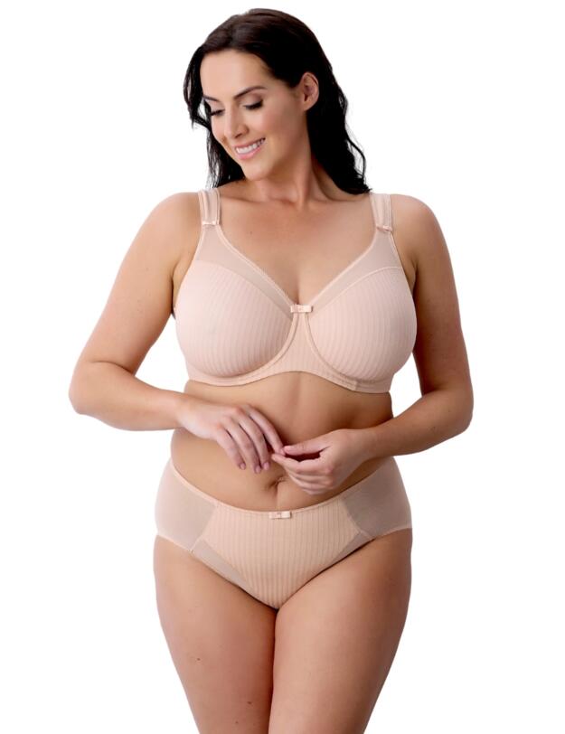 Berlei Beauty Stripe Deep Brief Blush