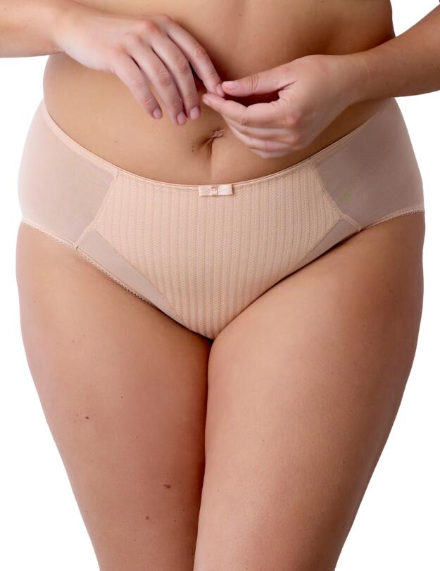 Berlei Beauty Stripe Deep Brief Blush