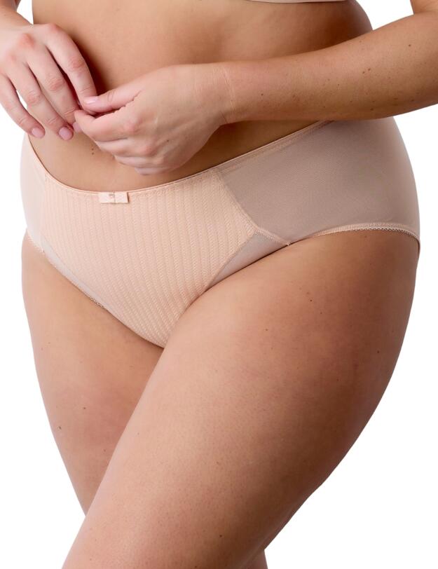 Berlei Beauty Stripe Deep Brief Blush