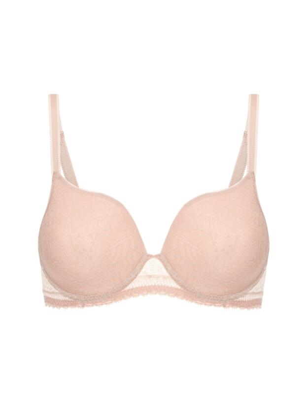 Simone Perele Comete Spacer Plunge Bra Rose Sand