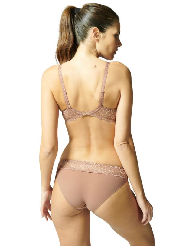 Simone Perele Caresse Spacer Plunge Bra Coco Brown