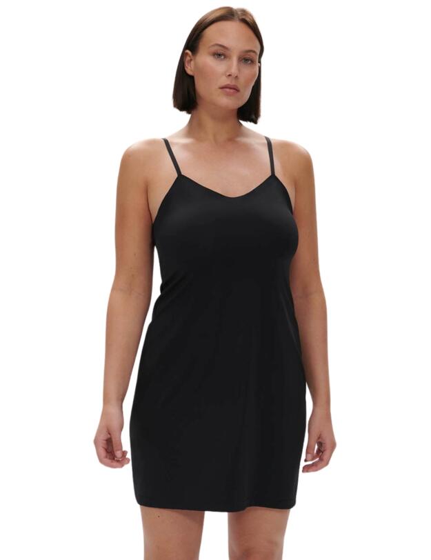 Simone Perele Essentiel Slip Dress Black