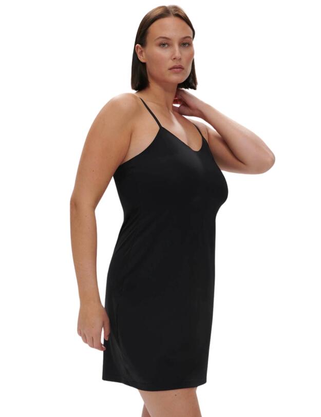 Simone Perele Essentiel Slip Dress Black