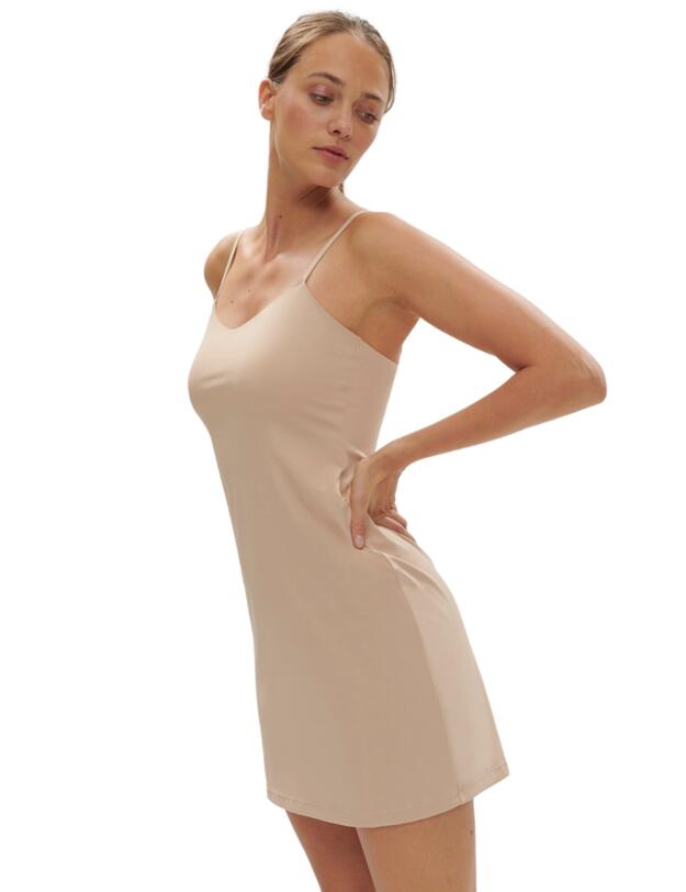 Simone Perele Essentiel Slip Dress Peau Rosee