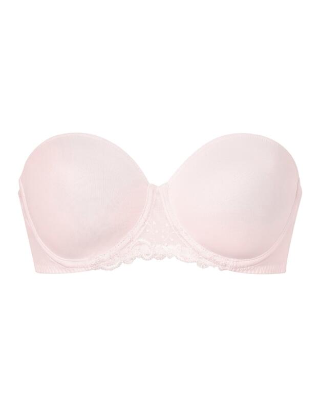 Simone Perele Delice Strapless Bandeau Bra Blush