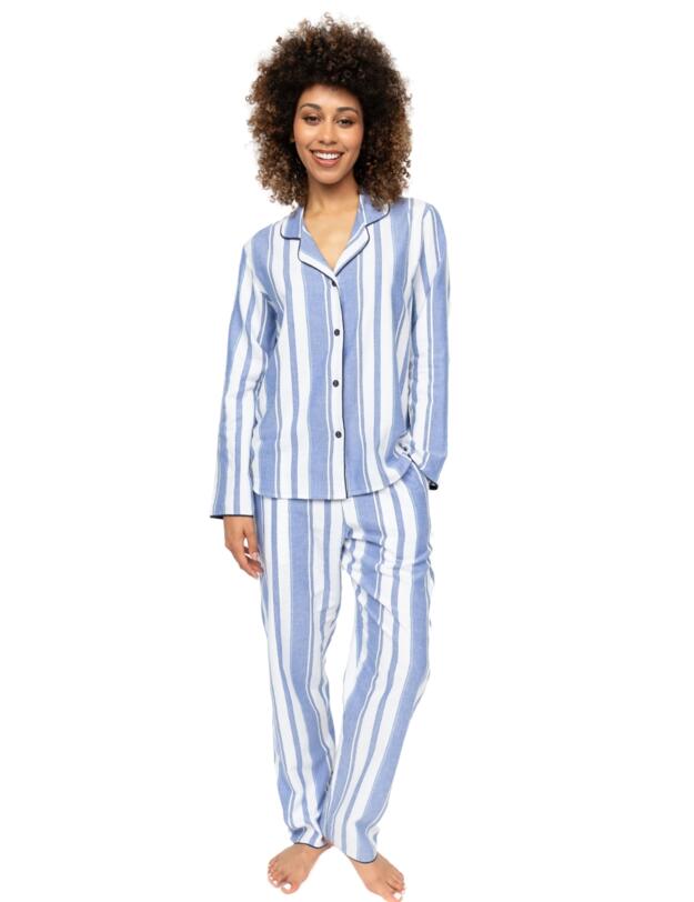 Cyberjammies Alpes Striped Pyjama Top Blue Mix