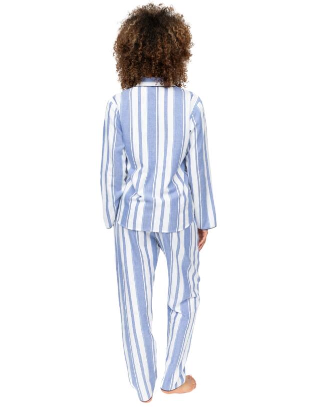 Cyberjammies Alpes Striped Pyjama Top Blue Mix