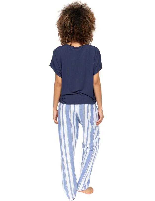 Cyberjammies Alpes Jersey Pyjama Top Navy