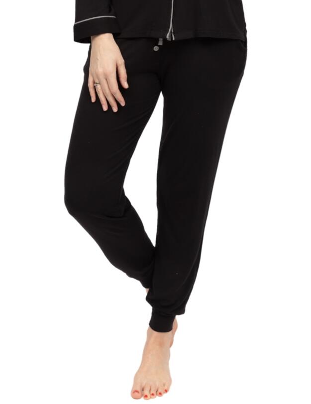 Cyberjammies Nancy Jersey Pyjama Bottoms Black