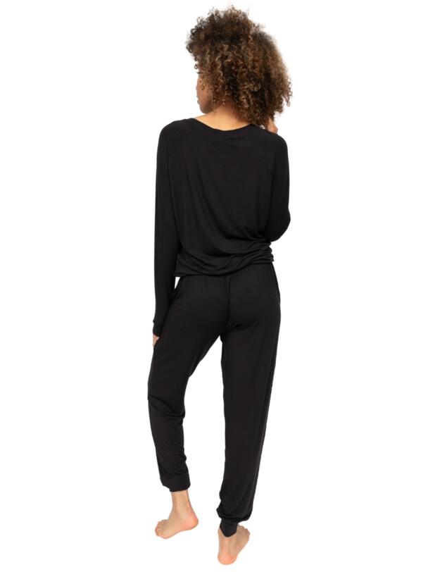 Cyberjammies Nancy Jersey Pyjama Bottoms Black