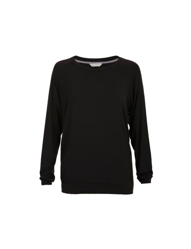 Cyberjammies Nancy Slouch Jersey Pyjama Top Black