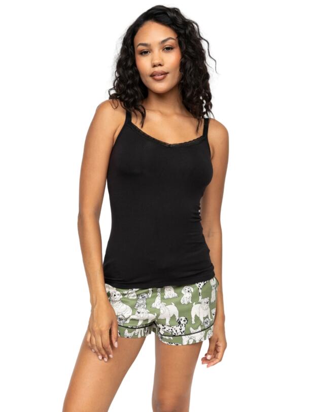 Cyberjammies Nancy Jersey Hidden Support Vest Black