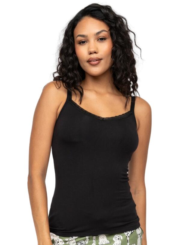 Cyberjammies Nancy Jersey Hidden Support Vest Black