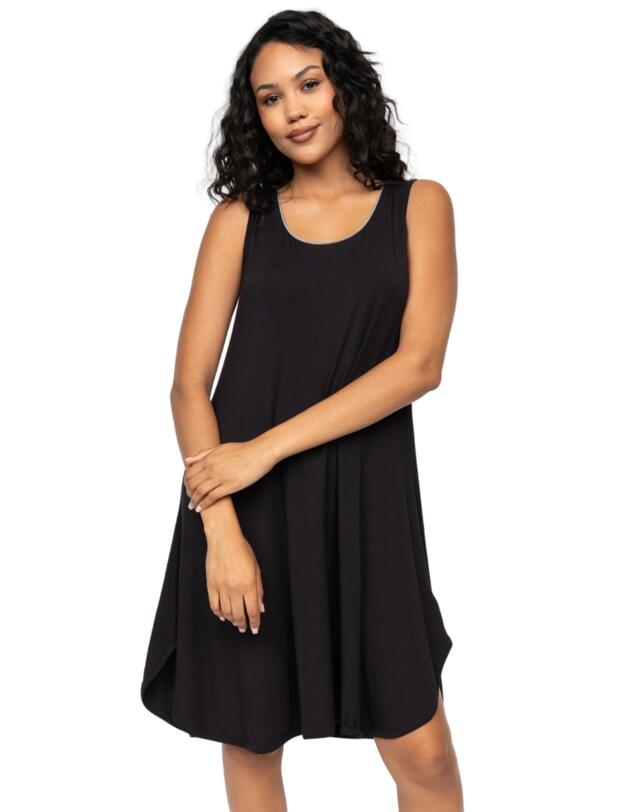 Cyberjammies Nancy Jersey Swing Nightdress Black