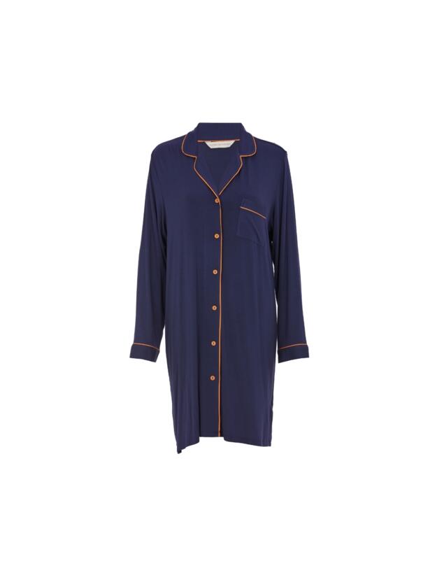 Cyberjammies Alpes Jersey Nightshirt Navy