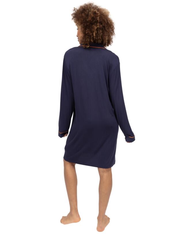 Cyberjammies Alpes Jersey Nightshirt Navy