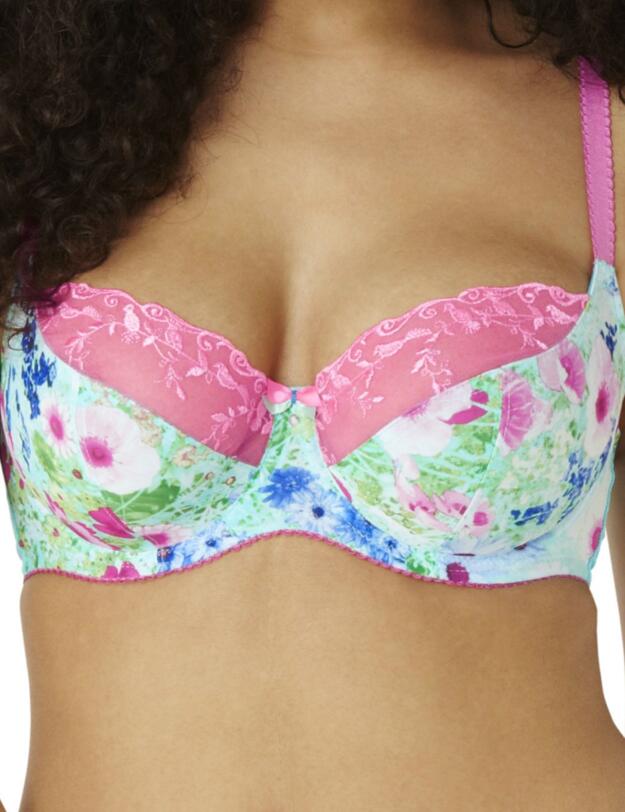 7781 Cleo Kira Balcony Bra Floral Print  - 7781 Balcony Bra