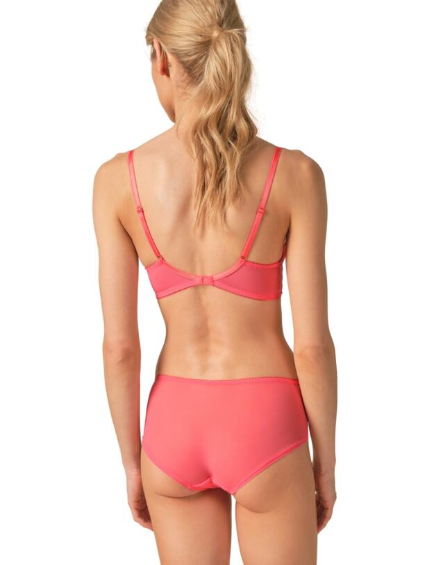 Gossard Superboost Lace Padded Plunge Bra Sugar Coral