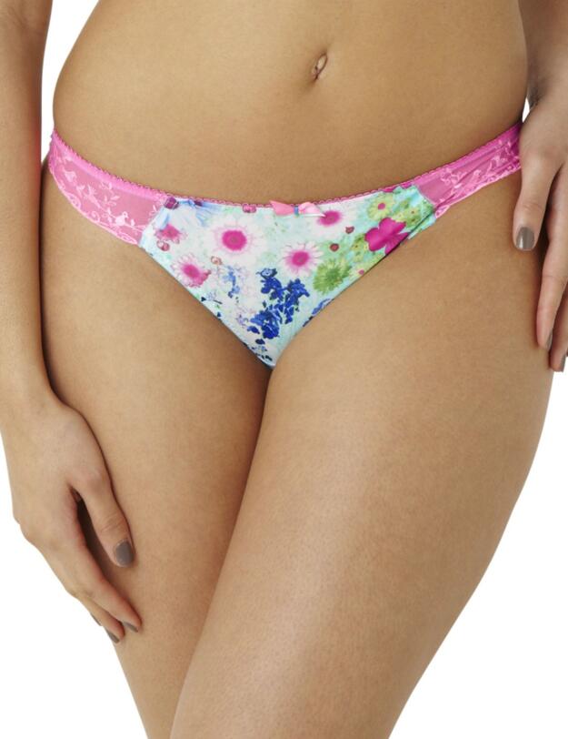 7789 Cleo Kira Thong Floral Print - 7789 Thong 