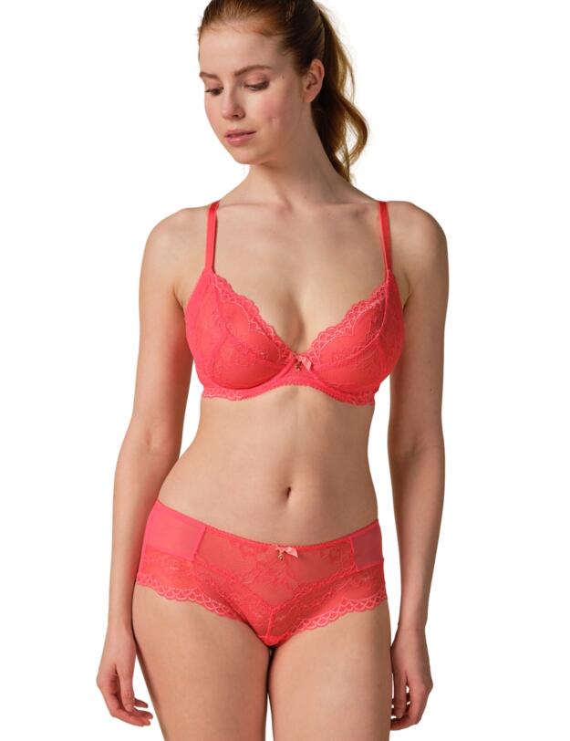 Gossard Superboost Lace Non-Padded Plunge Bra Sugar Coral