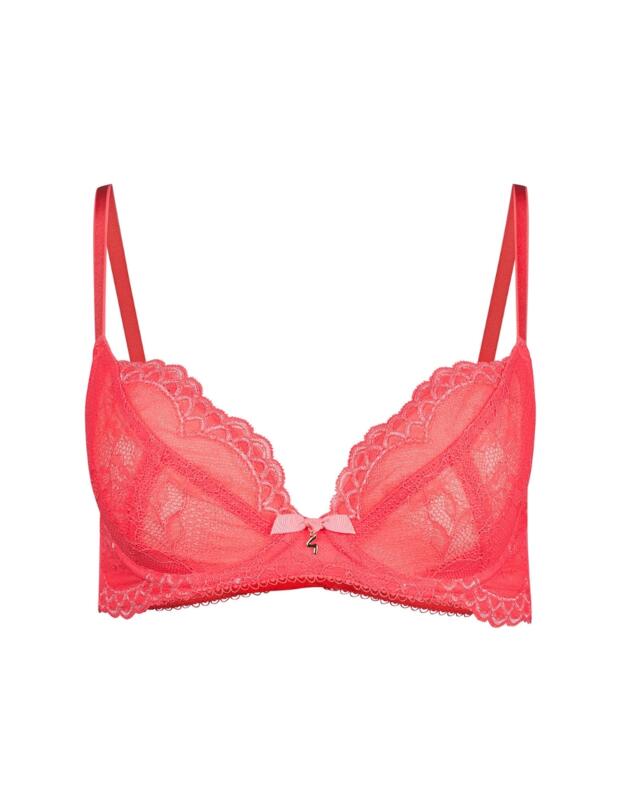 Gossard Superboost Lace Non-Padded Plunge Bra Sugar Coral