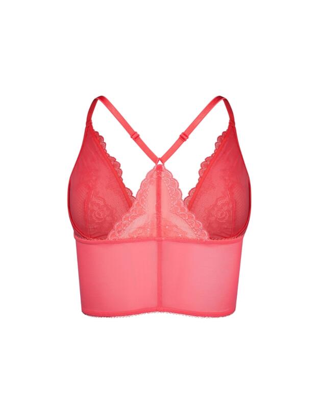 Gossard Superboost Lace Deep V Bralette Sugar Coral