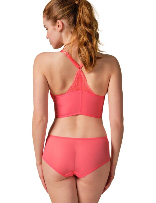 Gossard Superboost Lace Deep V Bralette Sugar Coral