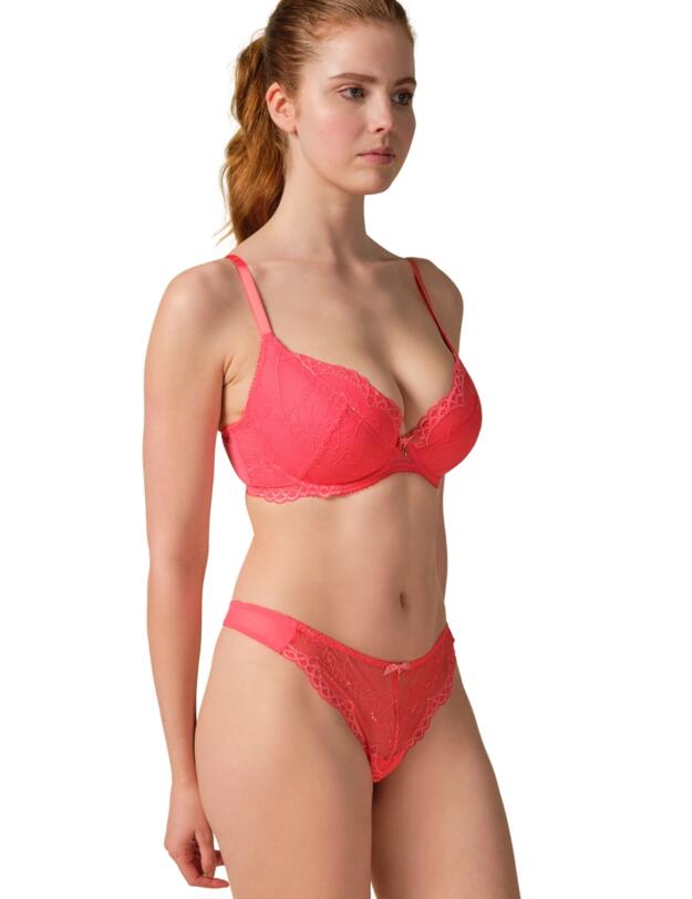 Gossard Superboost Lace Thong Sugar Coral