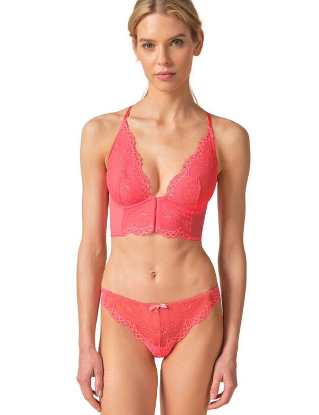 Gossard Superboost Lace Thong Sugar Coral
