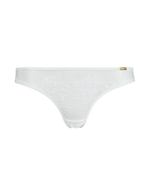 Gossard Glossies Lace Thong White