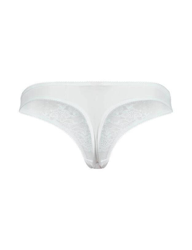 Gossard Glossies Lace Thong White