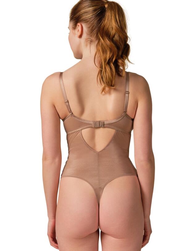 Gossard Glossies Sheer Body Beige