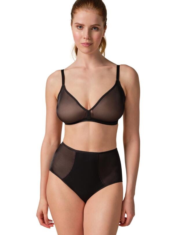 Gossard Glossies Non-Wired Bralette Black