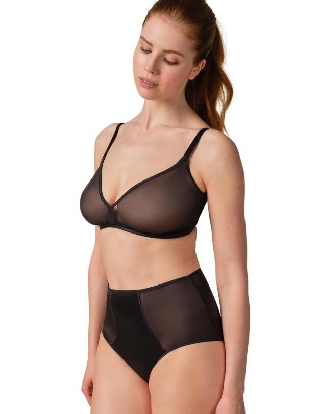 Gossard Glossies Non-Wired Bralette Black