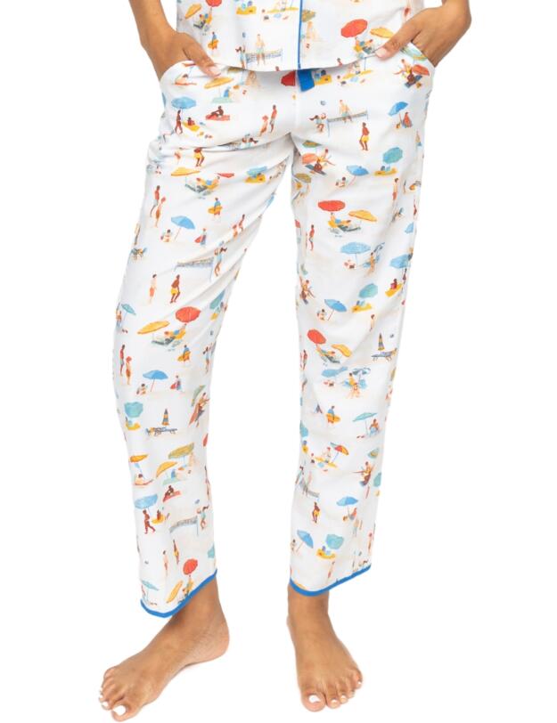 Cyberjammies Sandy Beachscape Pyjama Bottoms Cream Mix