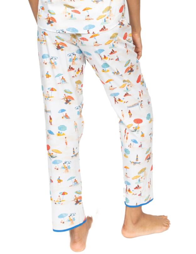 Cyberjammies Sandy Beachscape Pyjama Bottoms Cream Mix
