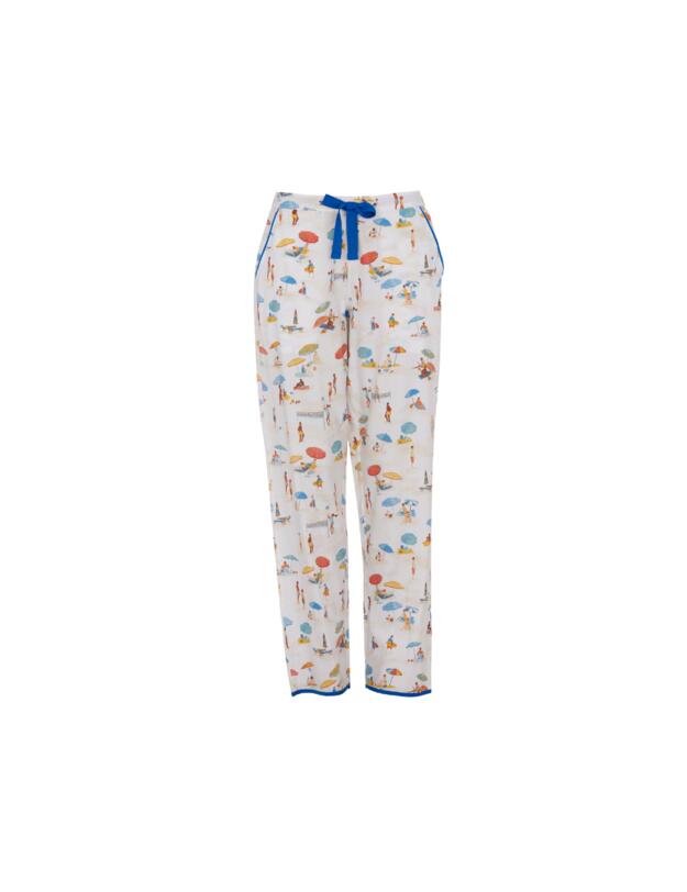Cyberjammies Sandy Beachscape Pyjama Bottoms Cream Mix