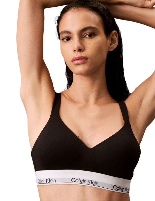 Calvin Klein Modern Cotton Lift Bralette Black