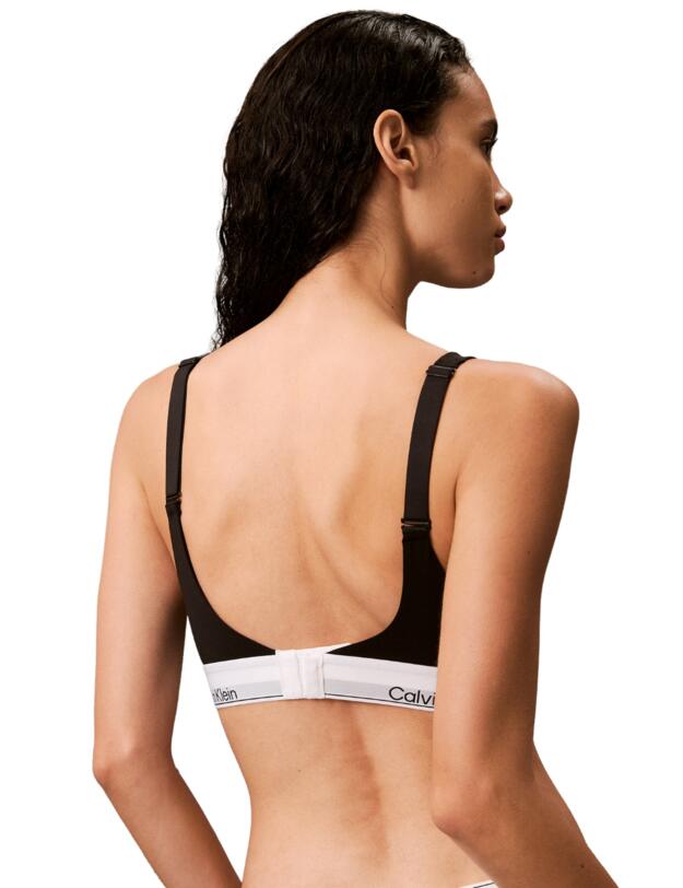 Calvin Klein Modern Cotton Lift Bralette Black