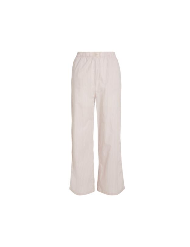 Calvin Klein Poplin Pyjama Bottoms Steady Stripe/ Grey Morn