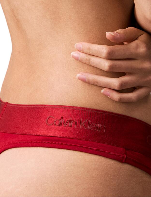 Calvin Klein Modern Cotton Holiday Thong Juneberry