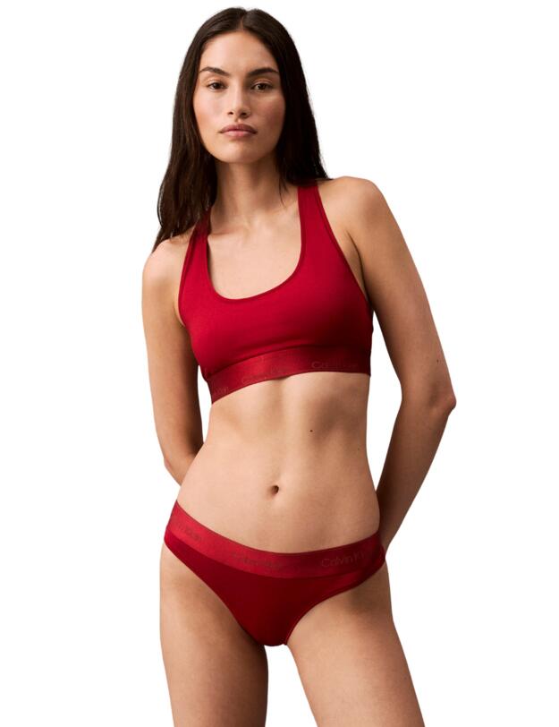 Calvin Klein Modern Cotton Holiday Thong Juneberry
