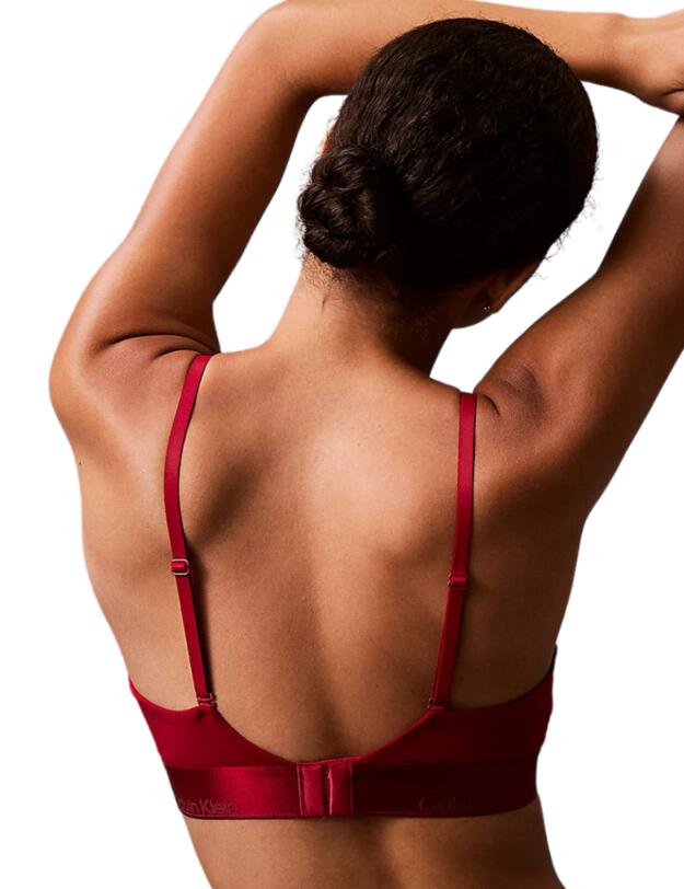 Calvin Klein Modern Cotton Holiday Lightly Lined Triangle Bra Juneberry