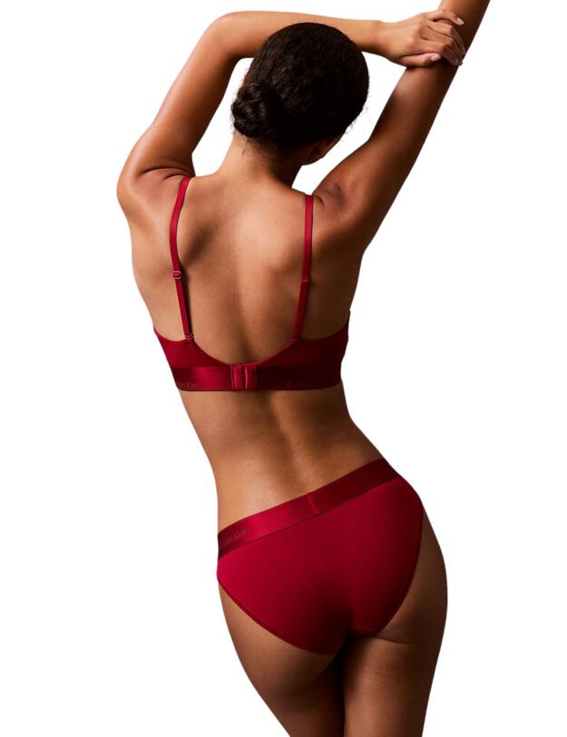 Calvin Klein Modern Cotton Holiday Lightly Lined Triangle Bra Juneberry